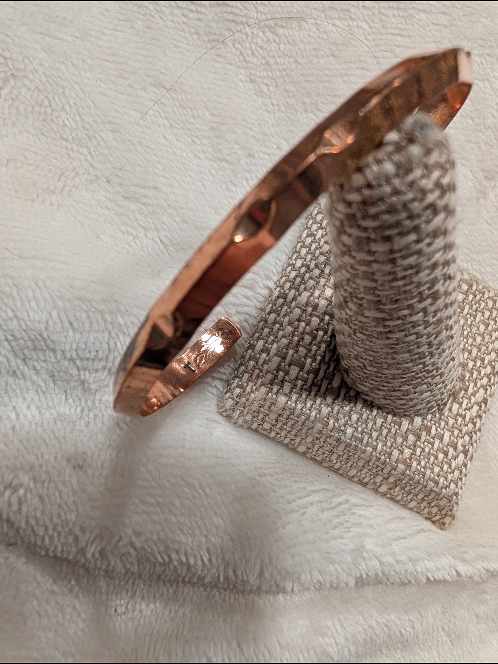 Hammered Copper Cuff Bracelet - Women Jewelry